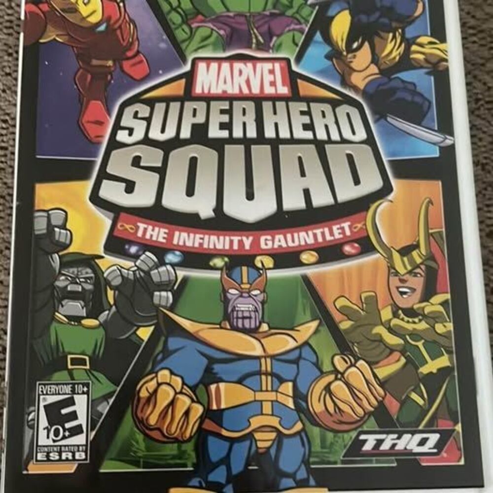 Wii Marvel Super Hero Squad Game